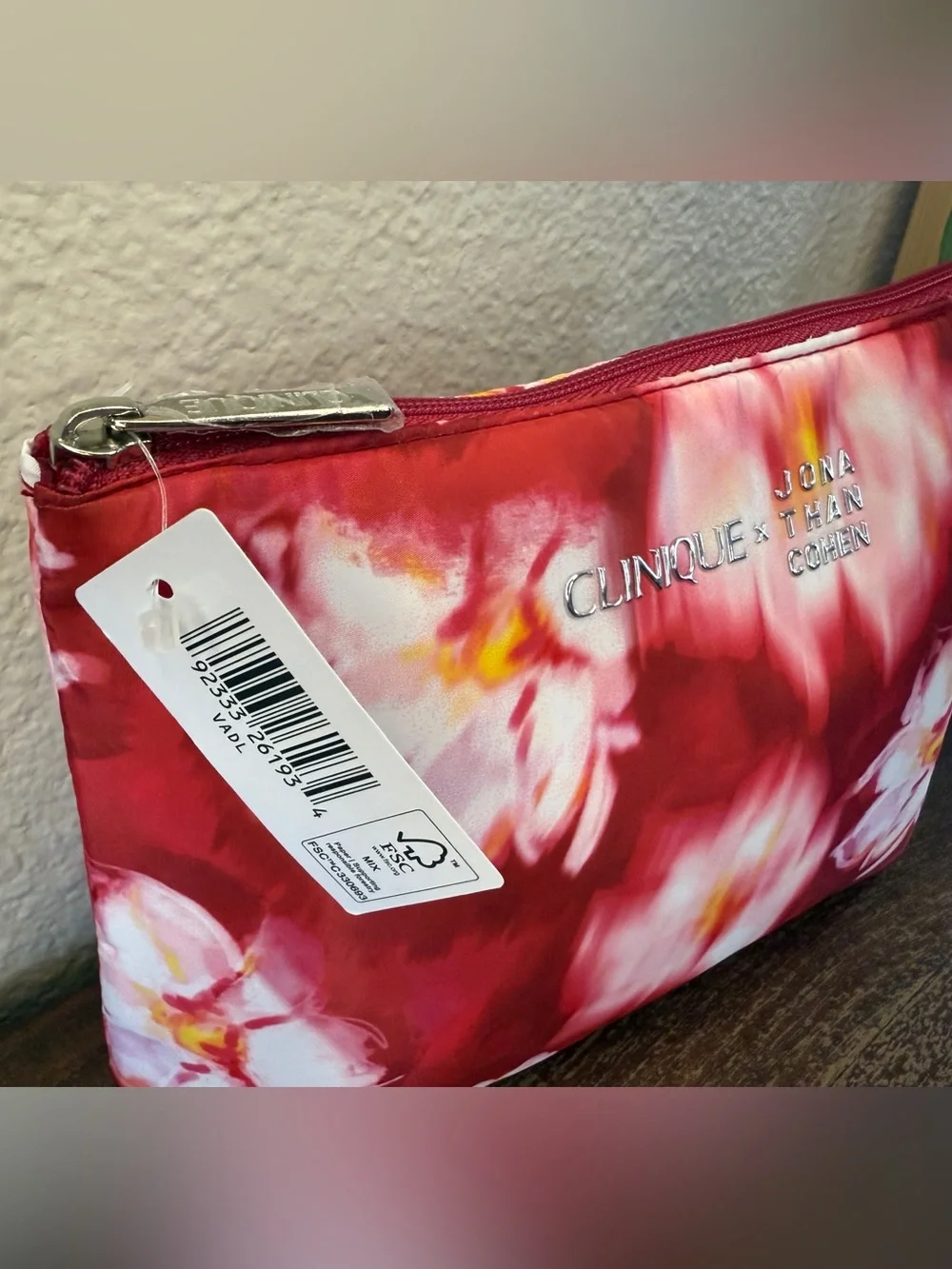 Clinique x Jonathan Cohen Colab Floral Cosmetic Pouch